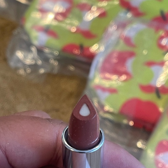 Clinique Apple Print Donald x Clinique Zip Pouch & Full Size Lipstick - Picture 4 of 4